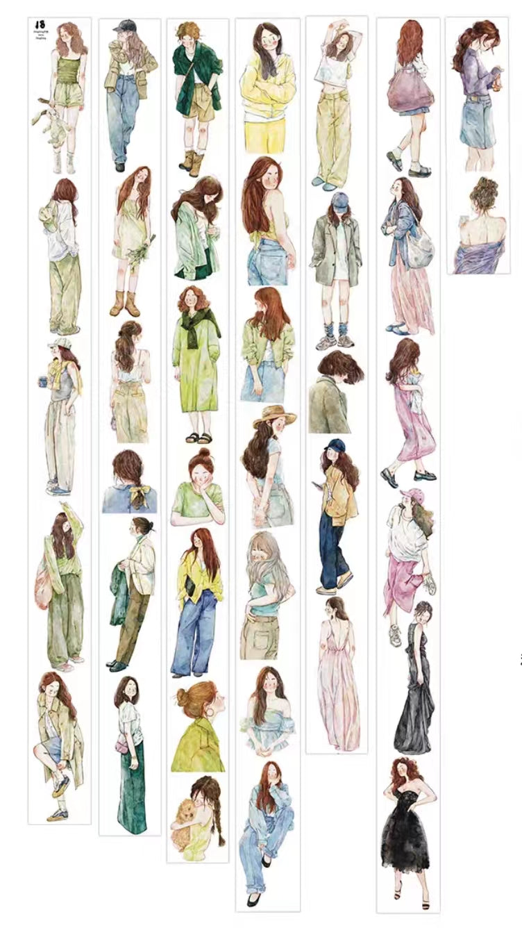 Character Journal Tape （10 meters/roll) Dingding