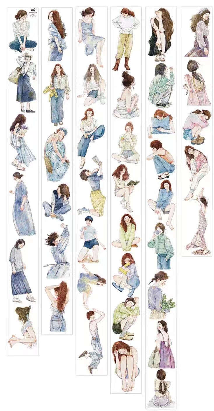 Character Journal Tape （10 meters/roll） Dingding