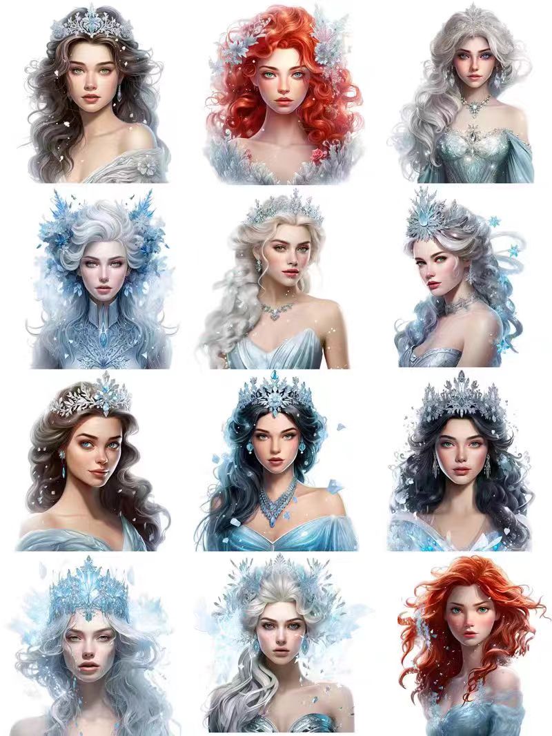 Journal sticker packs (Princess Series）