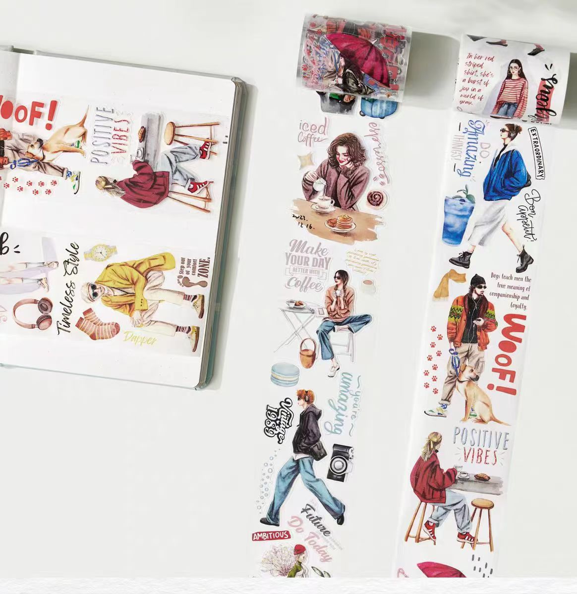 Journal pre-cut tape (city walk) 5 meters/roll