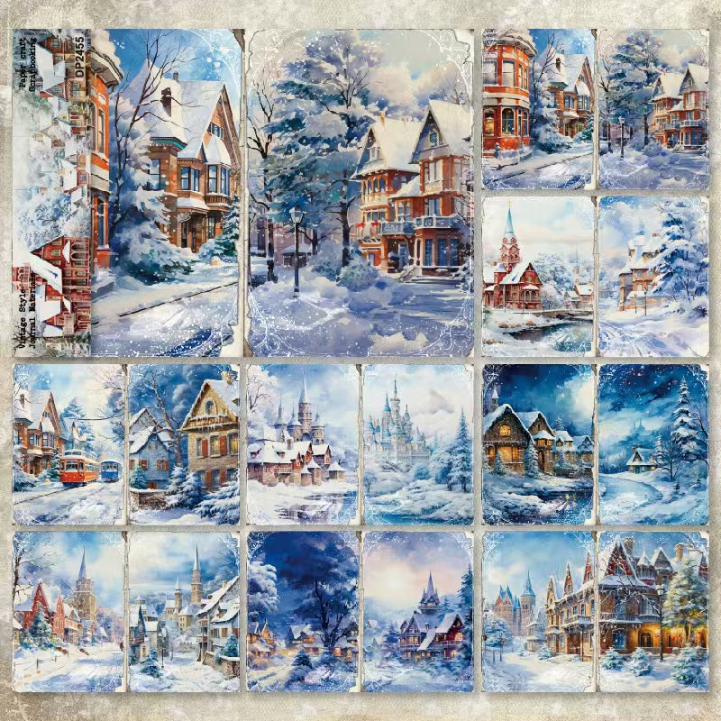 Christmas supplies (paper packs) A5:8pcs/pack