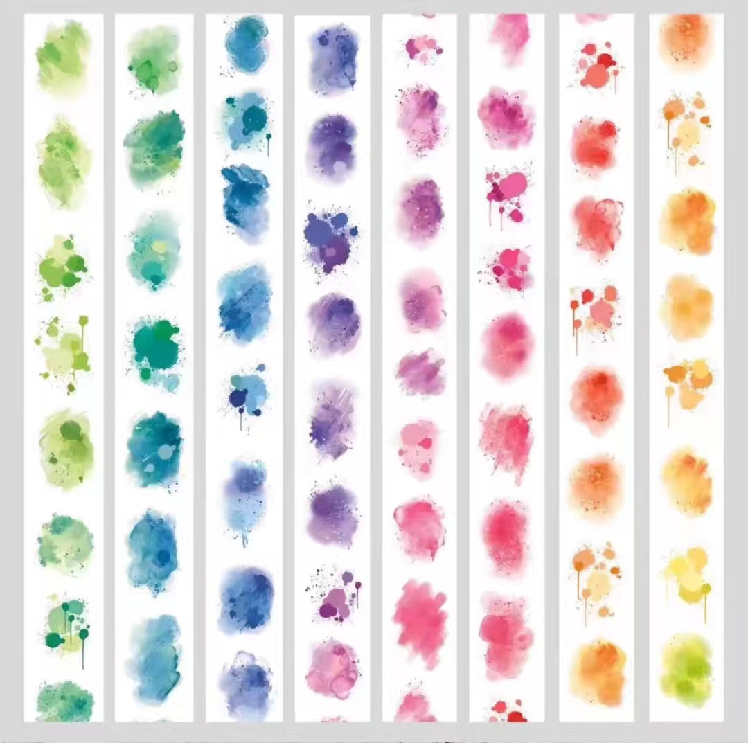 شريط لاصق (ألوان مائية) 5 متر/لفة