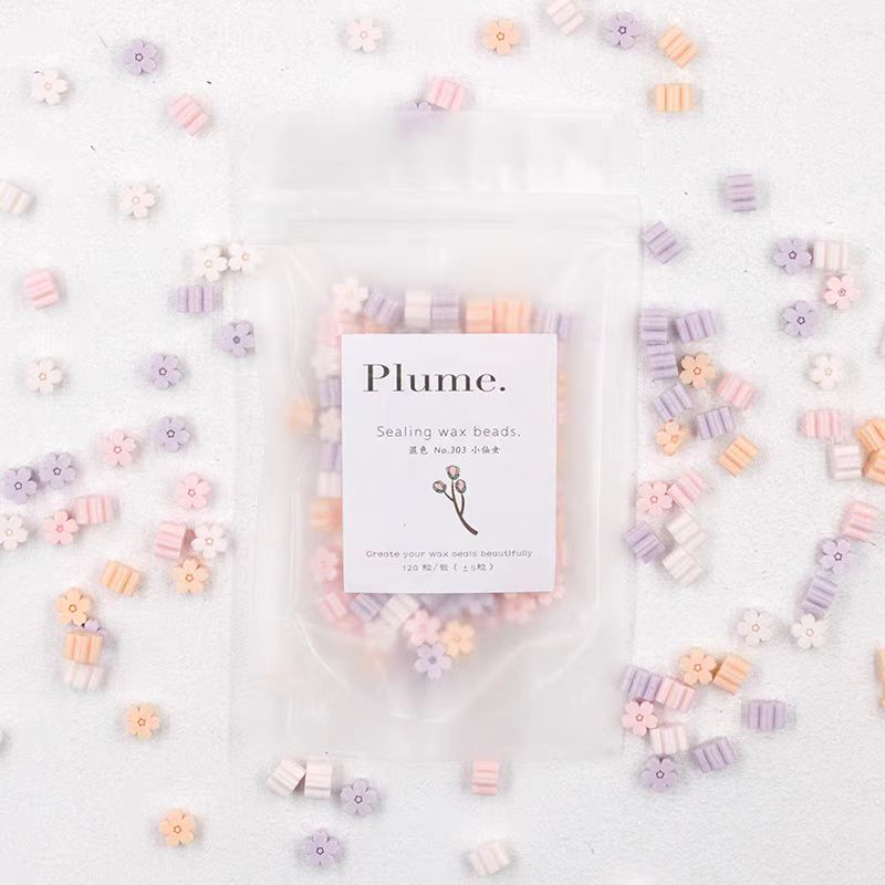 Sealing Wax Cherry blossoms Shape (about 120 capsules/pack)