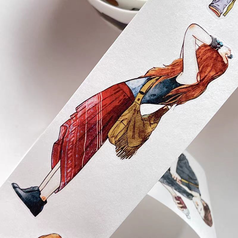 Journal Tape (character）4.5cm*5m/roll  Dingding