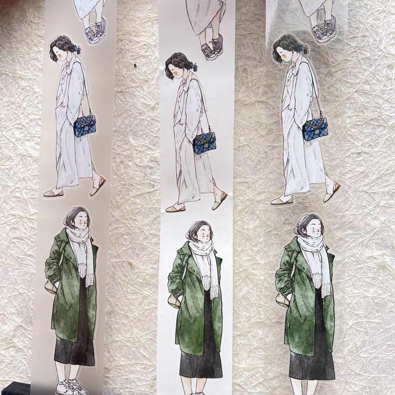 Journal Tape (character）4cm*5m/roll  Dingding