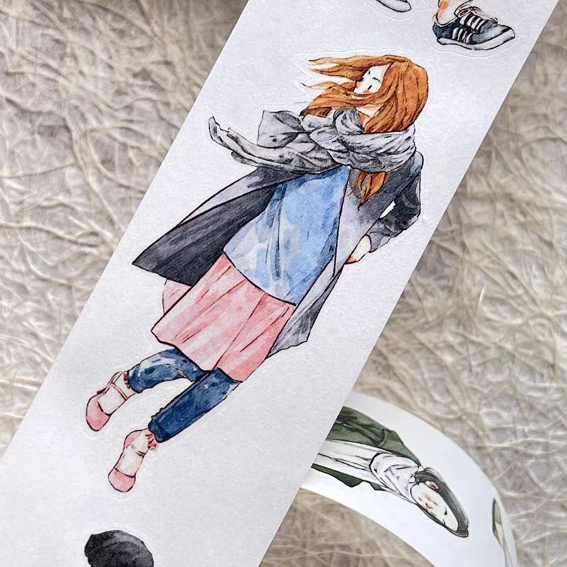 Journal Tape (character）4cm*5m/roll  Dingding