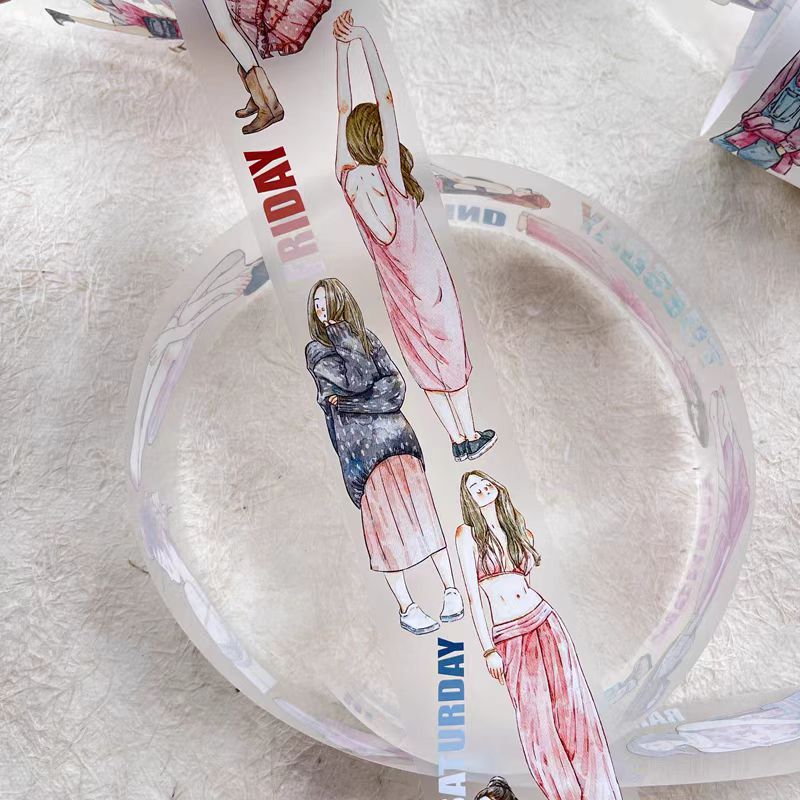 Journal tape (Character) 10m/roll  Dingding