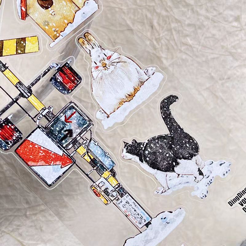 Journal tape (Winter landscape) 10m/roll  Dingding