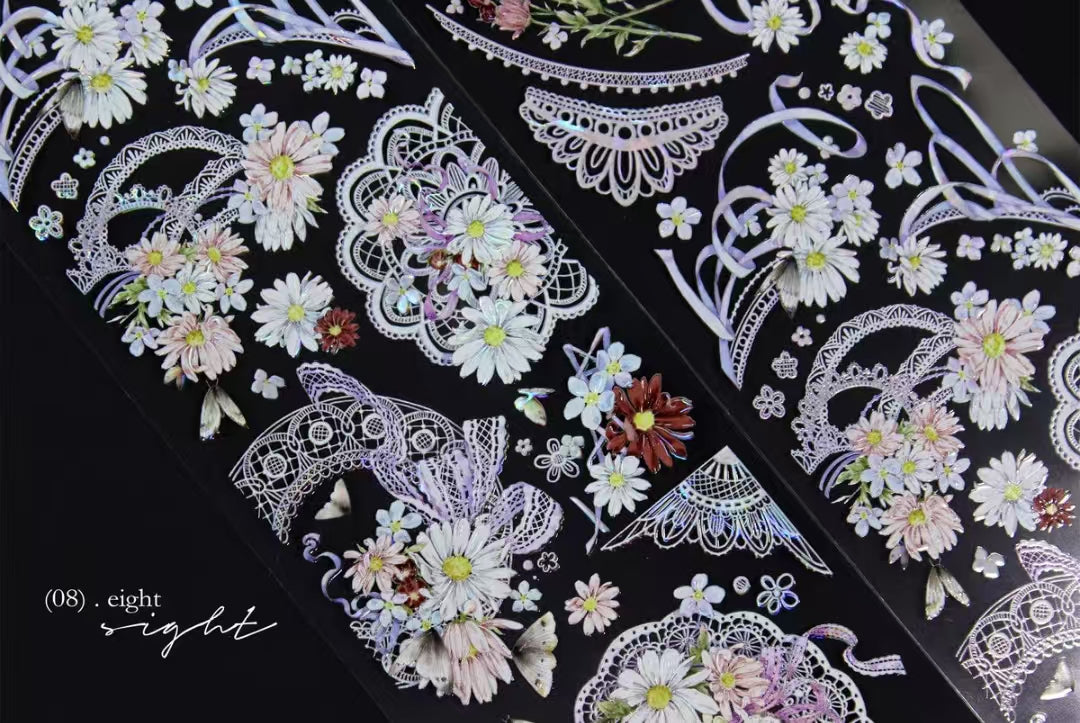 Journal tape (flower) 60mm*10m/roll