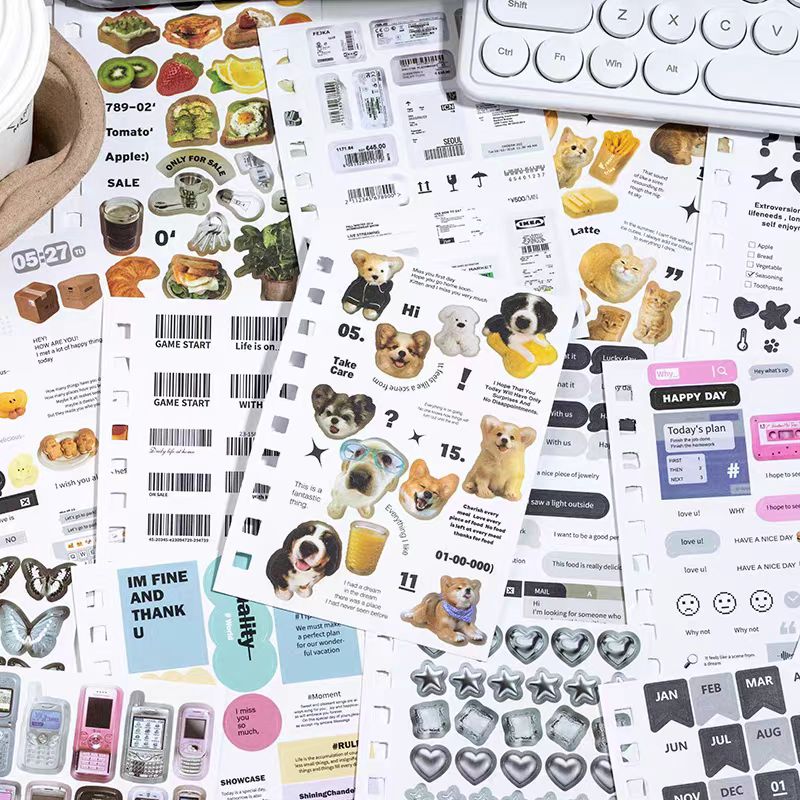 Journal sticker book (60pcs)