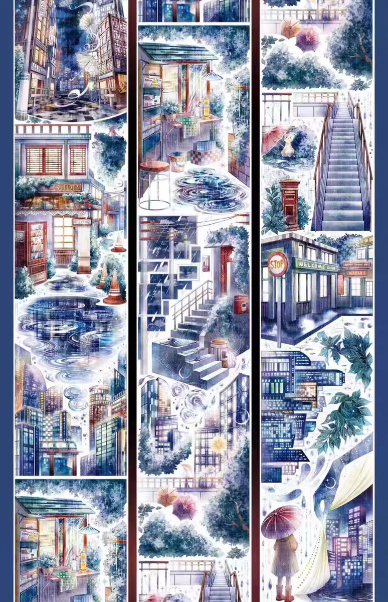 Journal shell light PET tape (7.5cm*10m/roll)