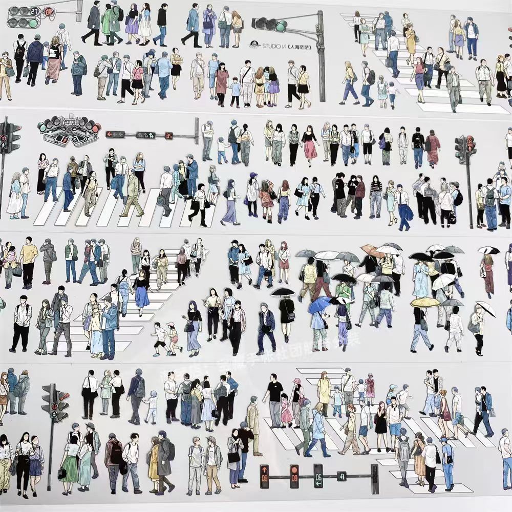 Journal PET tape (6cm*10m/roll) Character