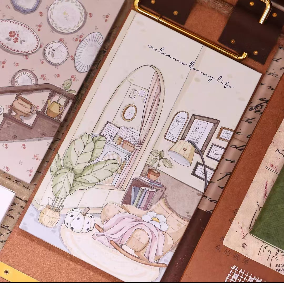 Journal notebook (Blank accordion pages)