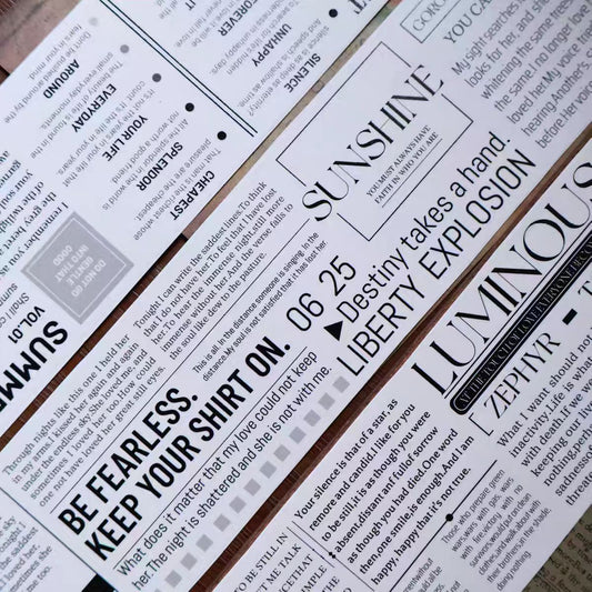 Journal tape (6m/roll) Loop:6*120cm