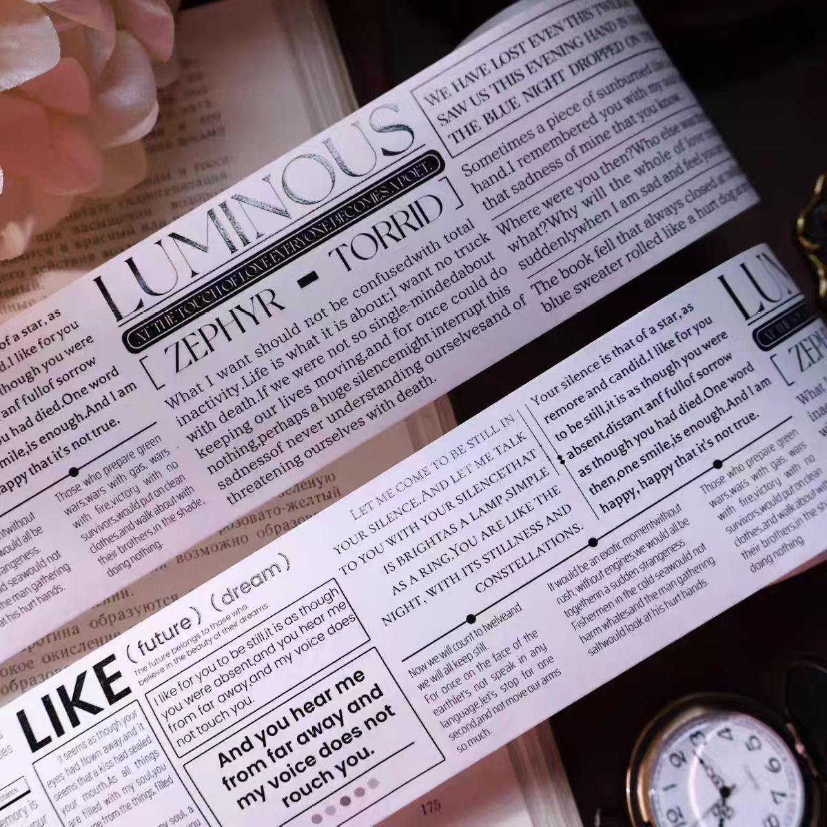 Journal tape (6m/roll) Loop:6*120cm