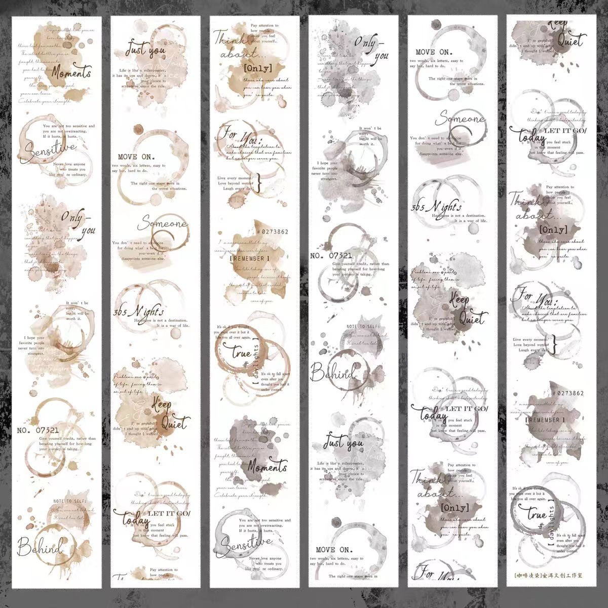 Journal pre-cut tape (6m/roll) Loop:6*200cm