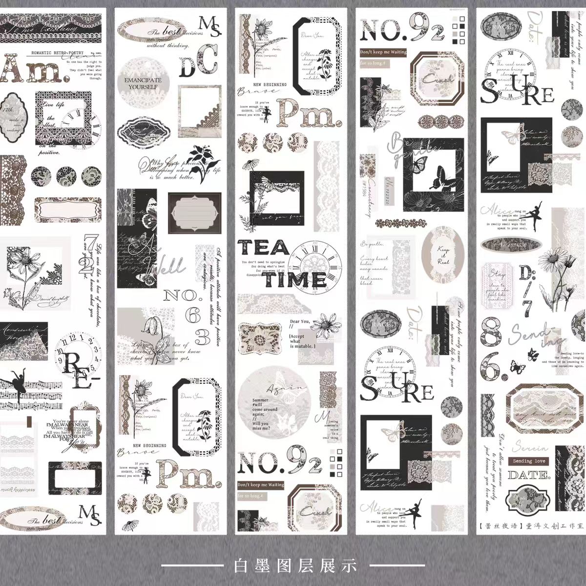 Journal pre-cut tape (6m/roll) Loop:6.5*120cm