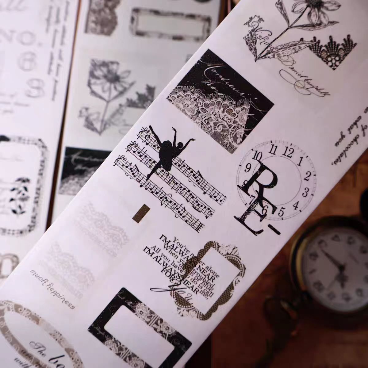 Journal pre-cut tape (6m/roll) Loop:6.5*120cm