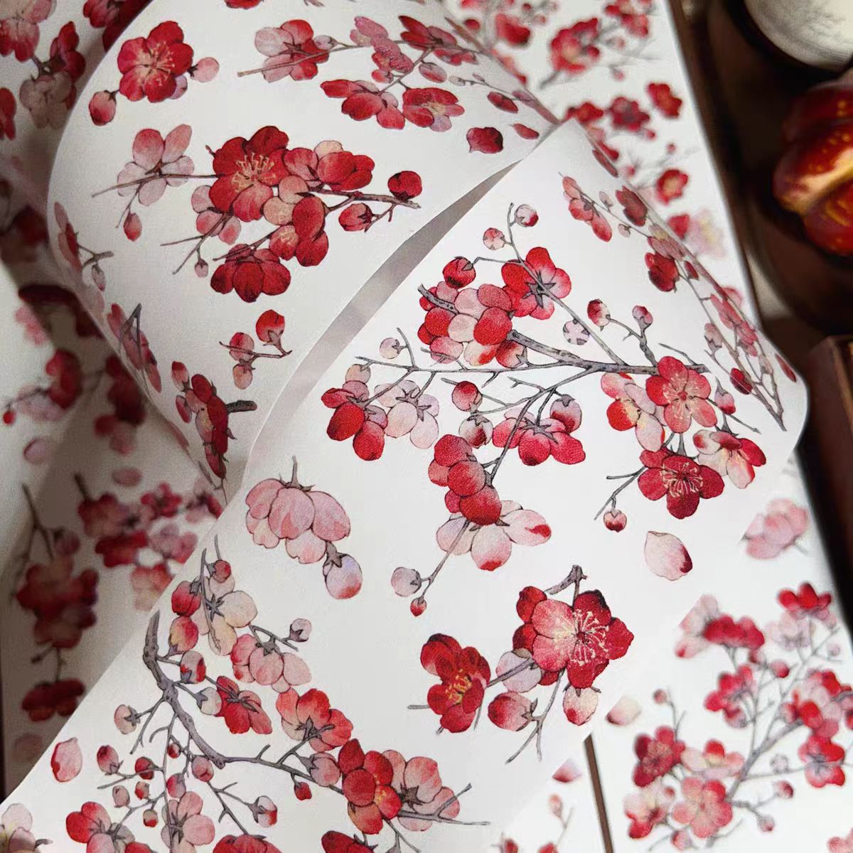 Journal tape (Red Plum) 70mm*6m/roll