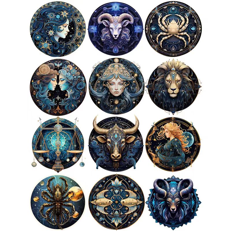 Journal sticker packs (Zodiac)