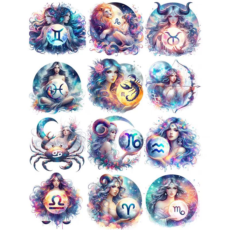Journal sticker packs (Zodiac)