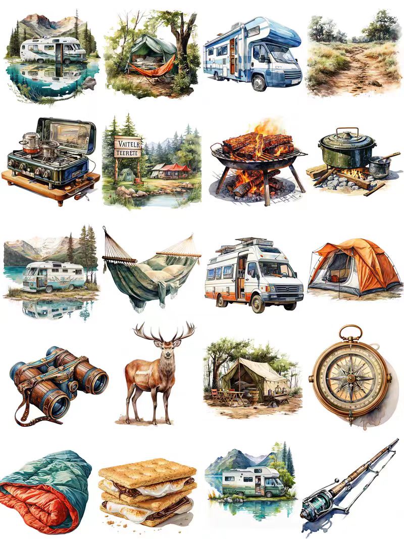 Journal sticker packs