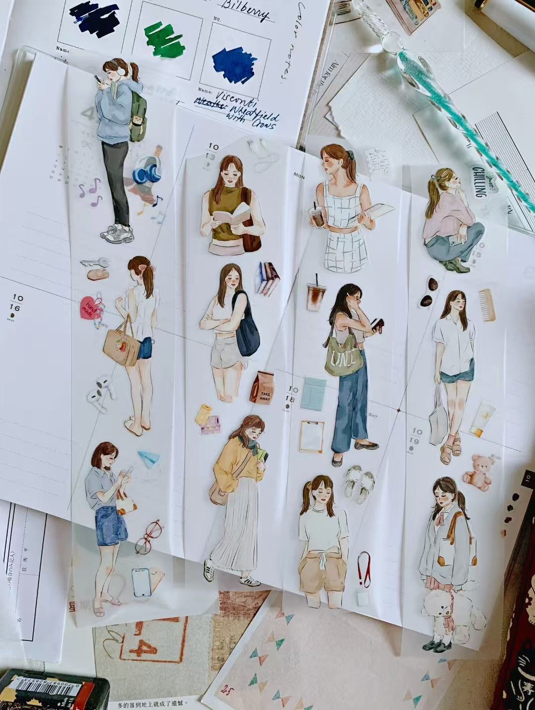 Journal tape (Character) 10m/roll