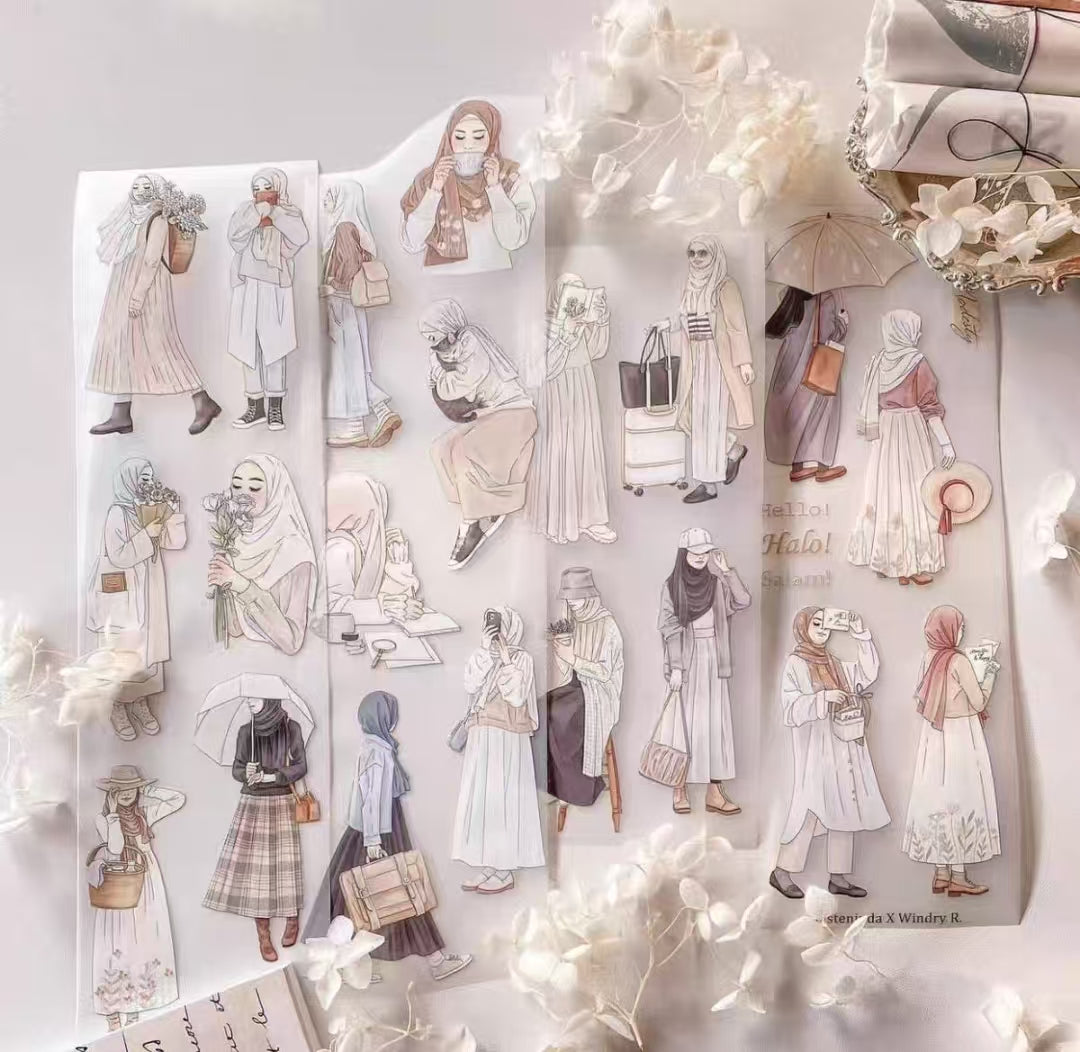 Journal tape (Character) 7.5cm*10m/roll