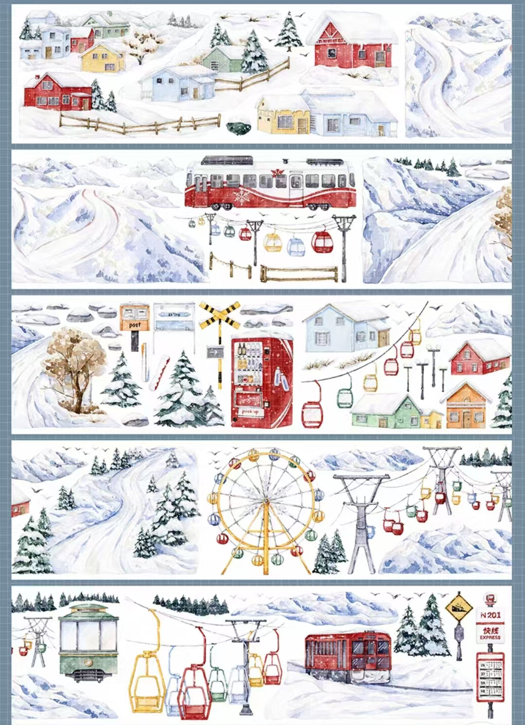 Journal PET tape (5m/roll)