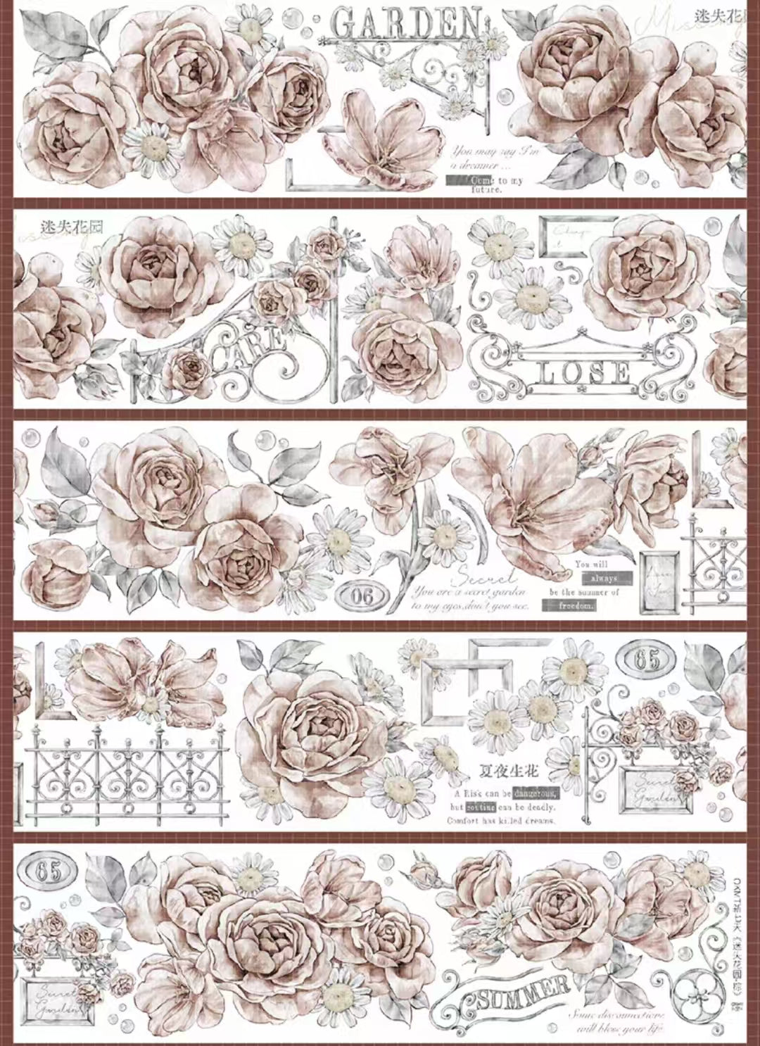 Journal PET tape (5m/roll)