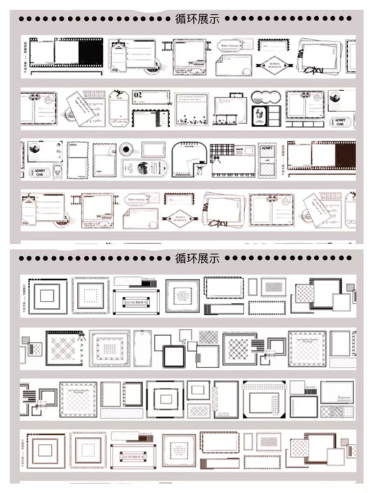 Journal tape (Square frame) 5m/roll