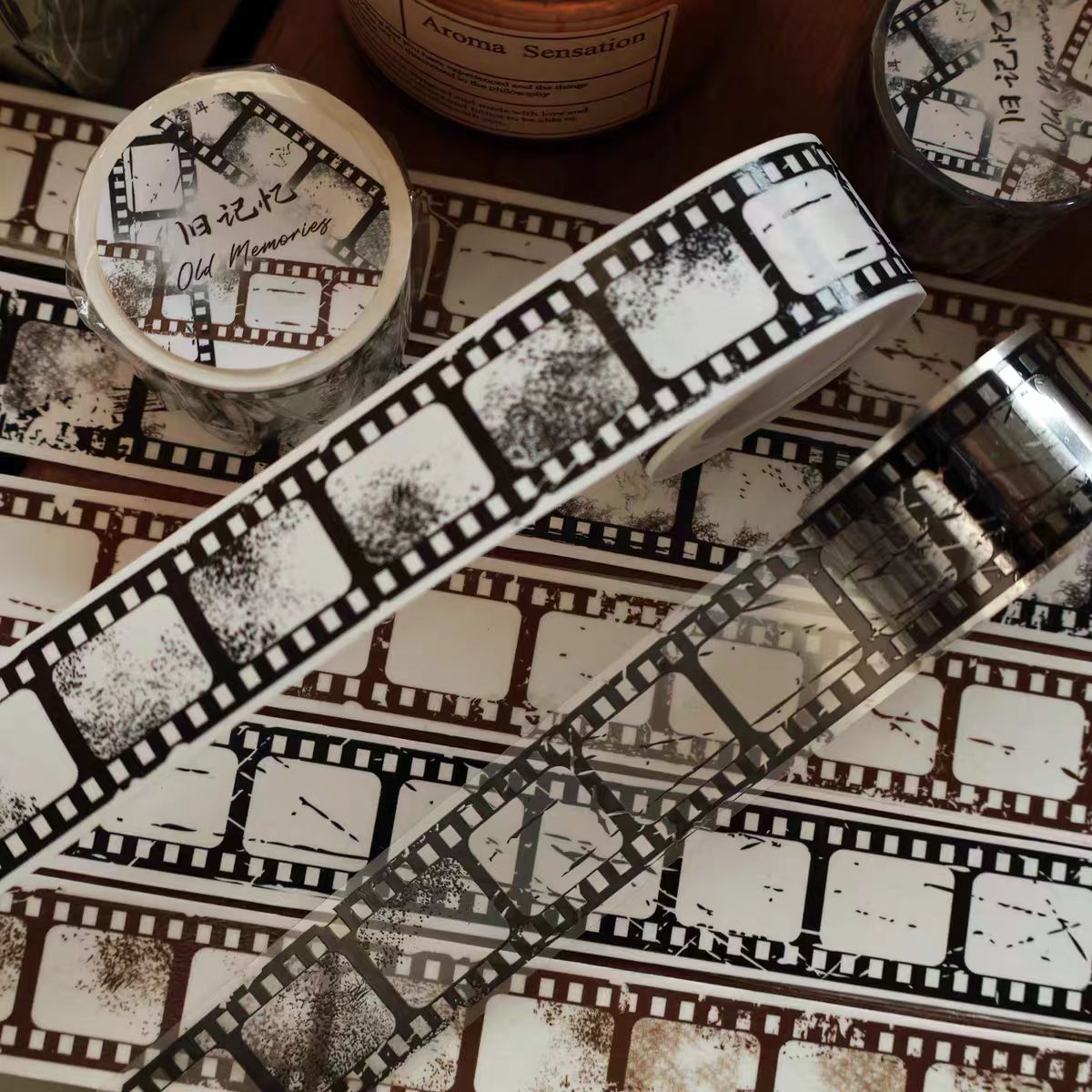 Journal PET/Washi tape (Film) 2.5cm*6m/roll