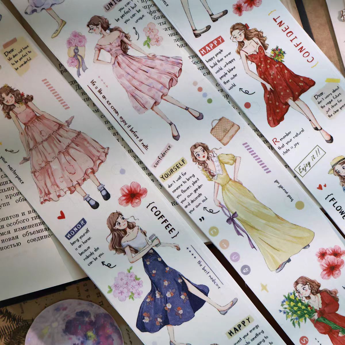 Journal PET/Washi tape (Character) 5.5cm*5m/roll