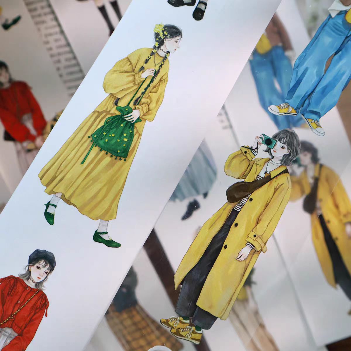 Journal PET/Washi tape (Character) 5.5cm*6m/roll