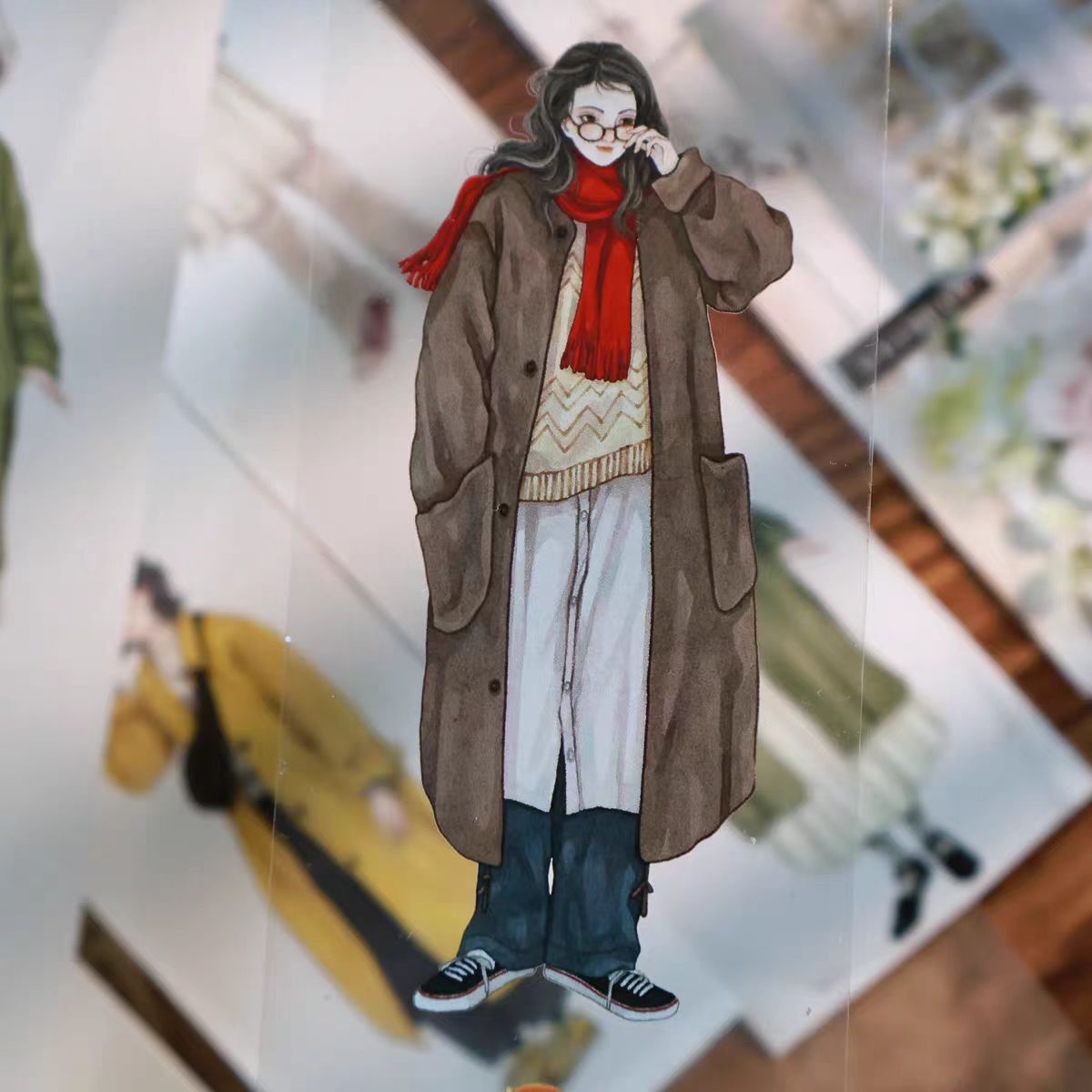 Journal PET/Washi tape (Character) 5.5cm*6m/roll