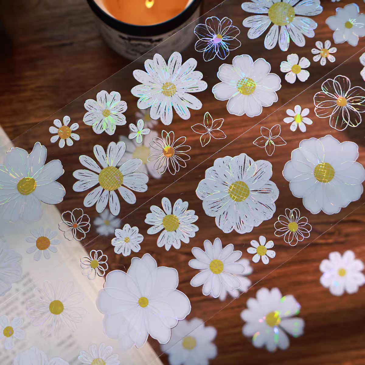 Journal PET tape (Flower) 5cm*5m/roll