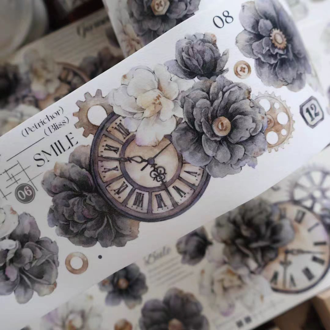 Journal PET/Washi tape (Flower) 6cm*6m/roll