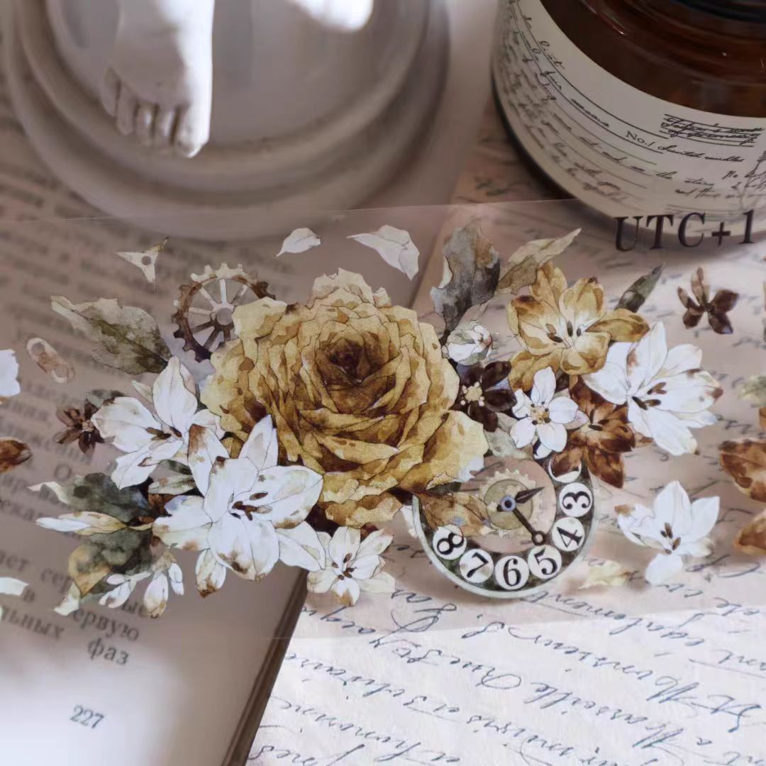 Journal PET/Washi tape (Flower) 6cm*5m/roll