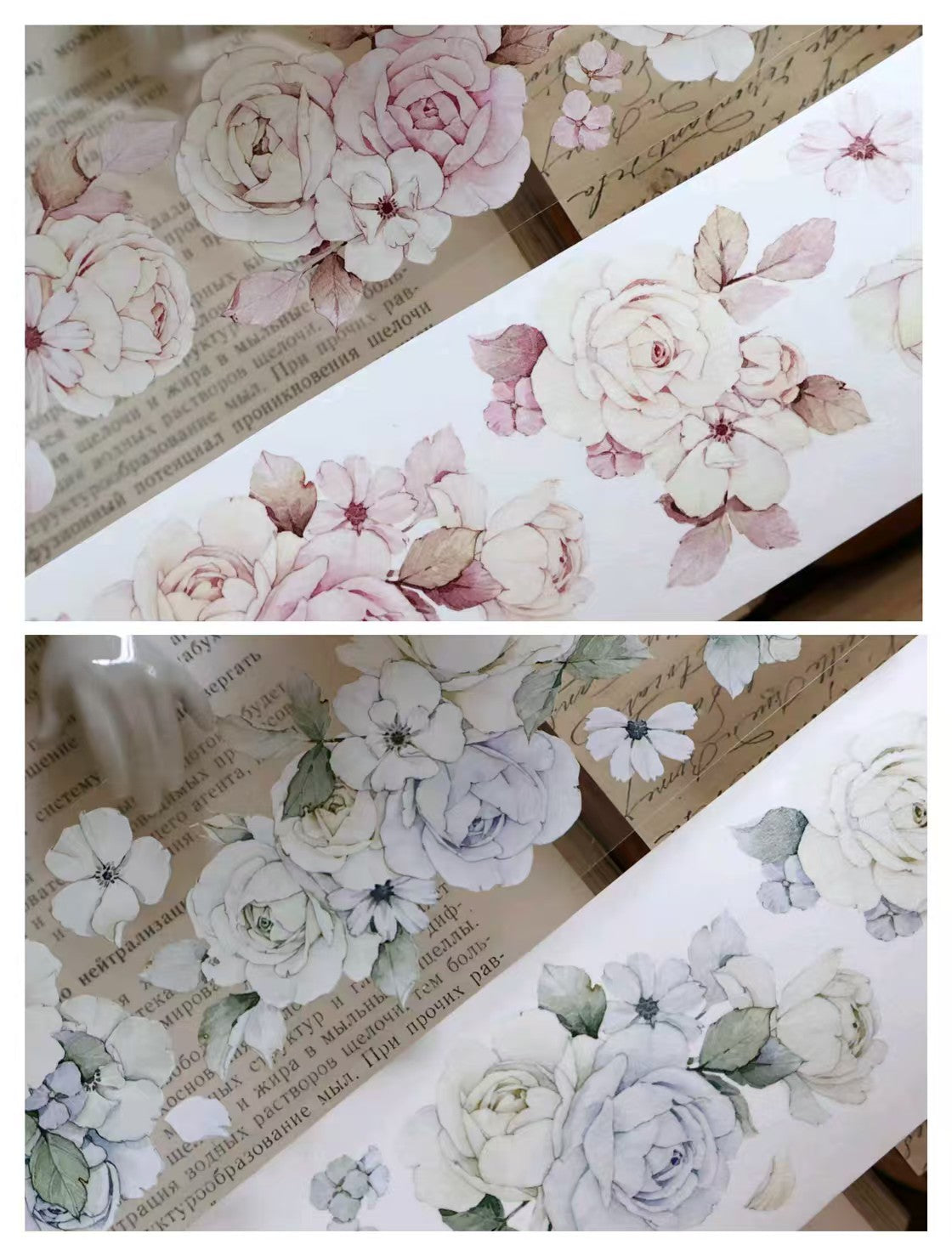 Journal PET/Washi tape (Flower) 5.5cm*5m/roll