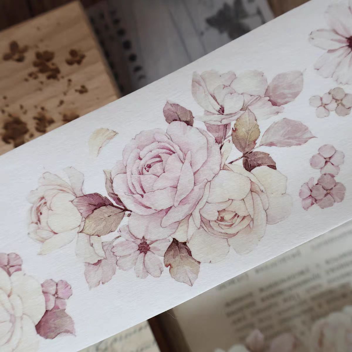 Journal PET/Washi tape (Flower) 5.5cm*5m/roll