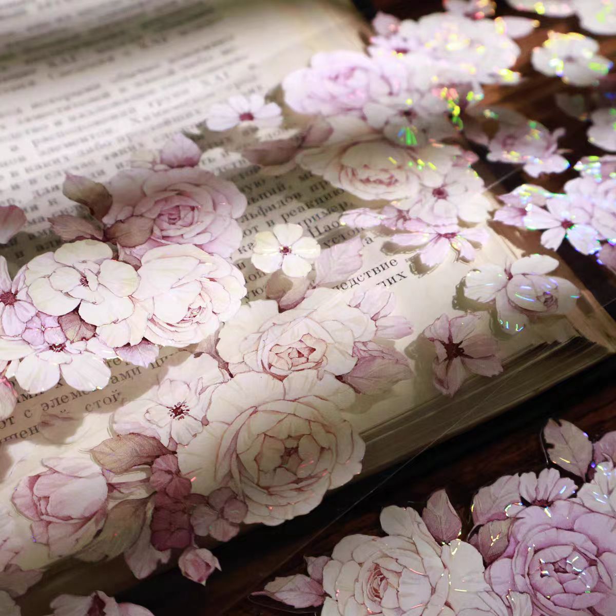 Journal PET/Washi tape (Flower) 5.5cm*5m/roll