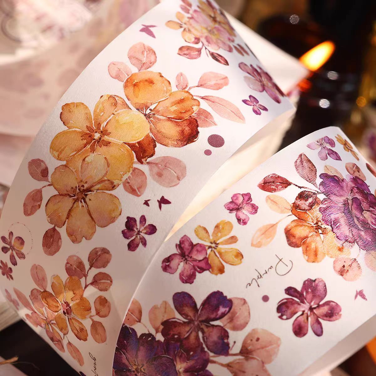 Journal tape (Flower) 6m/roll