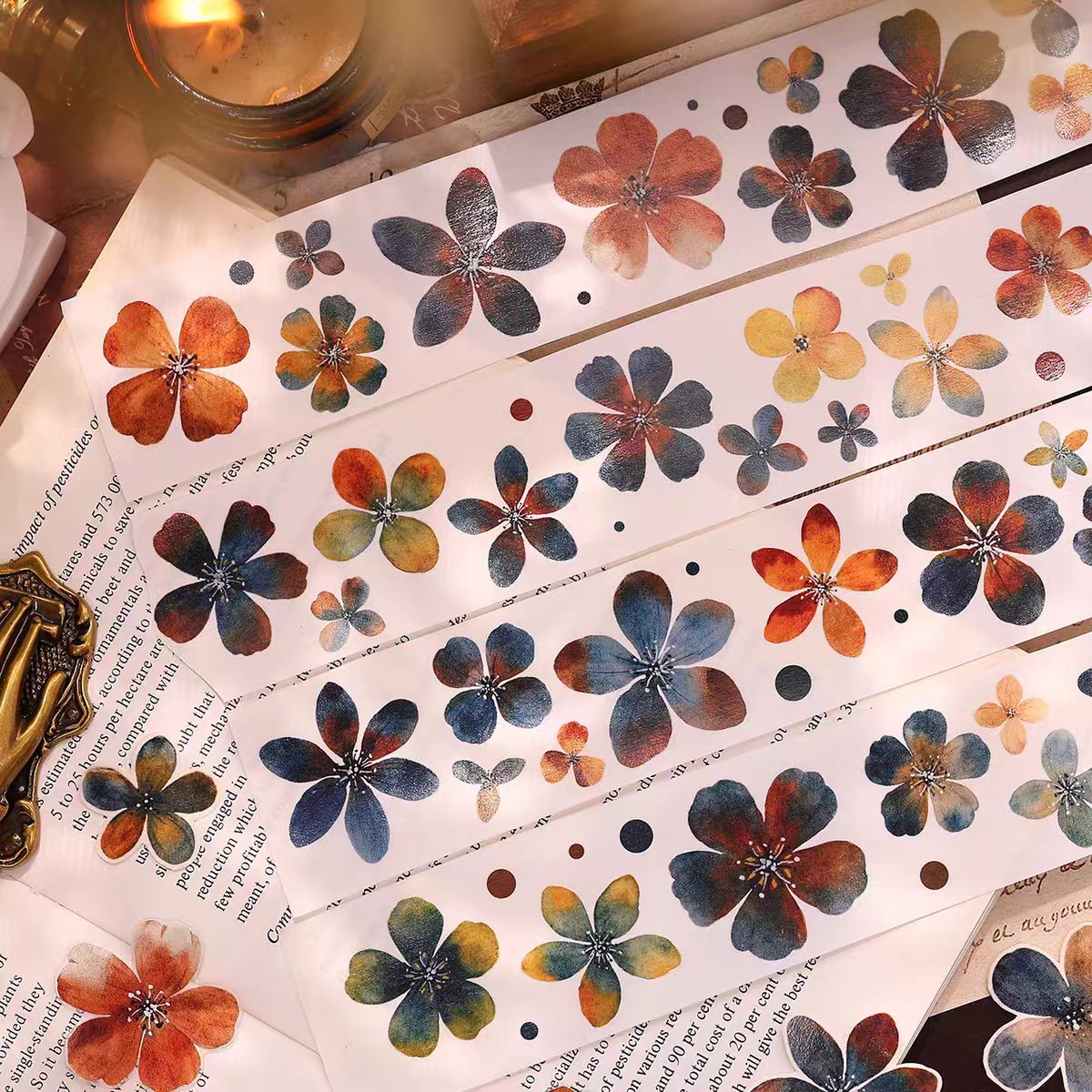 Journal tape (Flower) 6m/roll