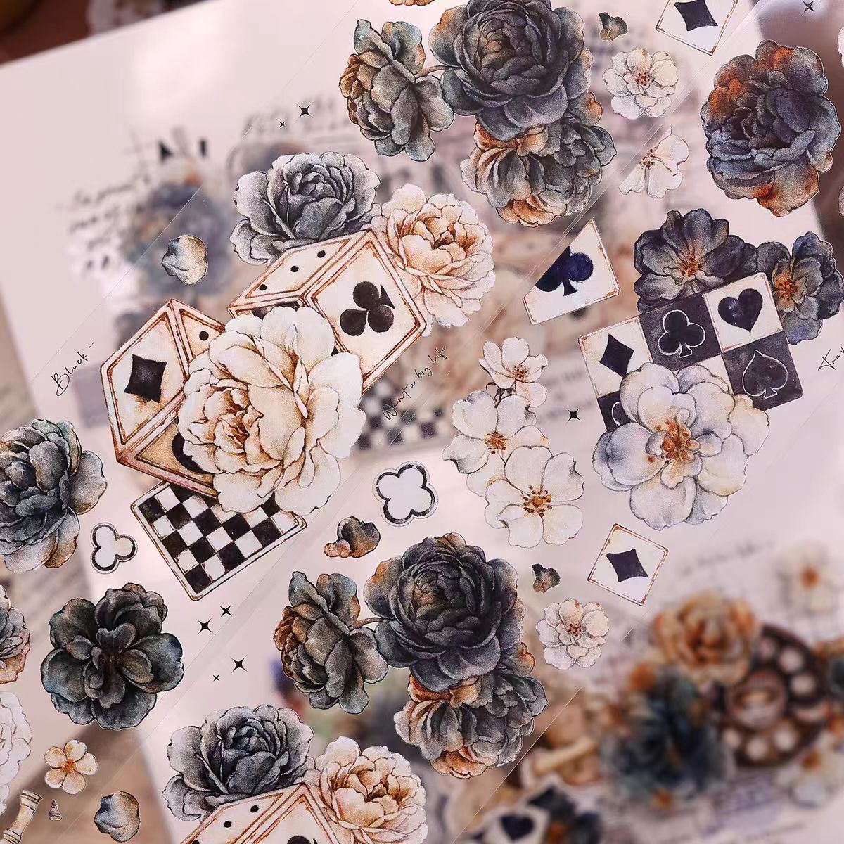 Journal tape (Flower) 6m/roll