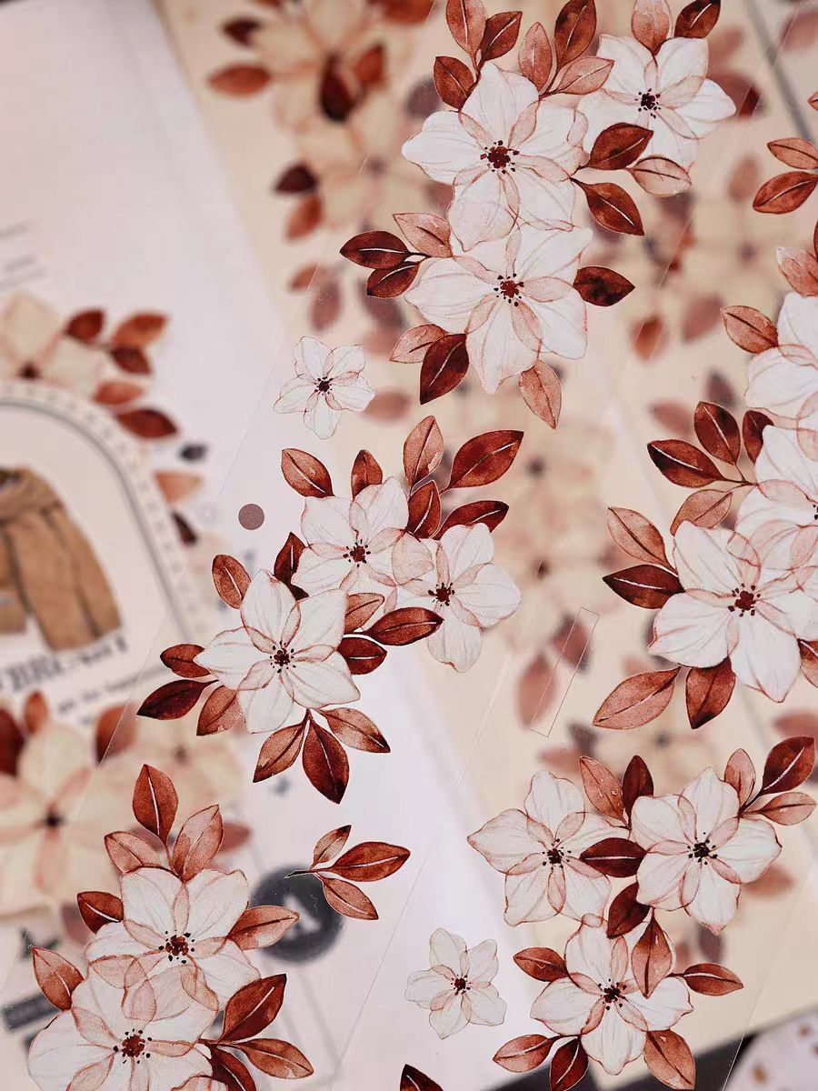 Journal tape (Flower) 6m/roll