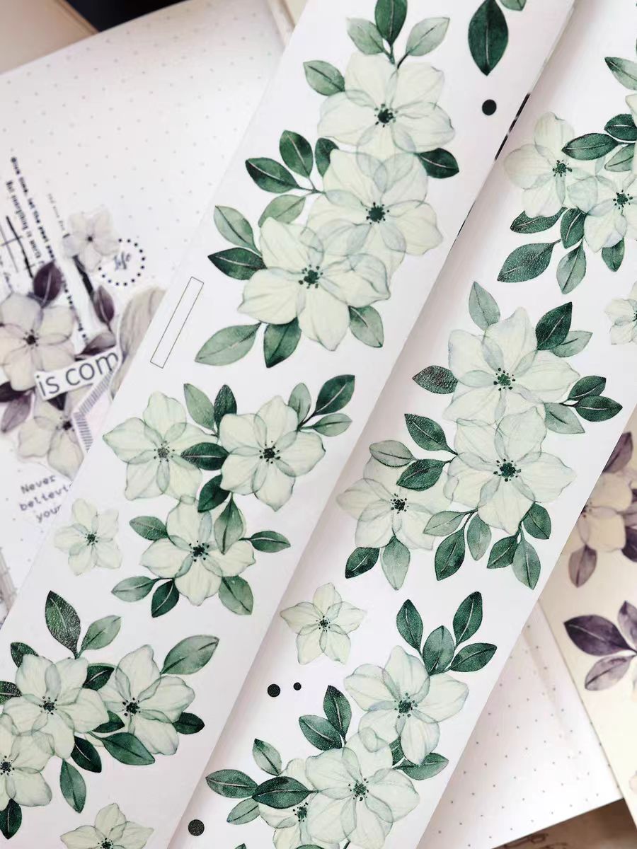 Journal tape (Flower) 6m/roll