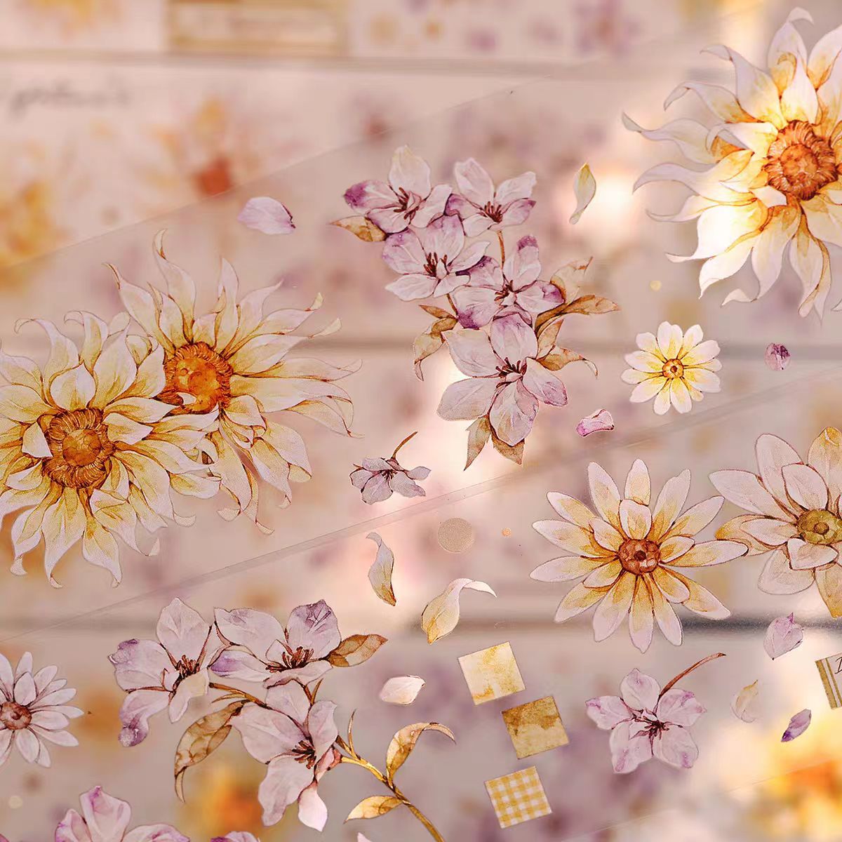 Journal tape (Flower) 6m/roll