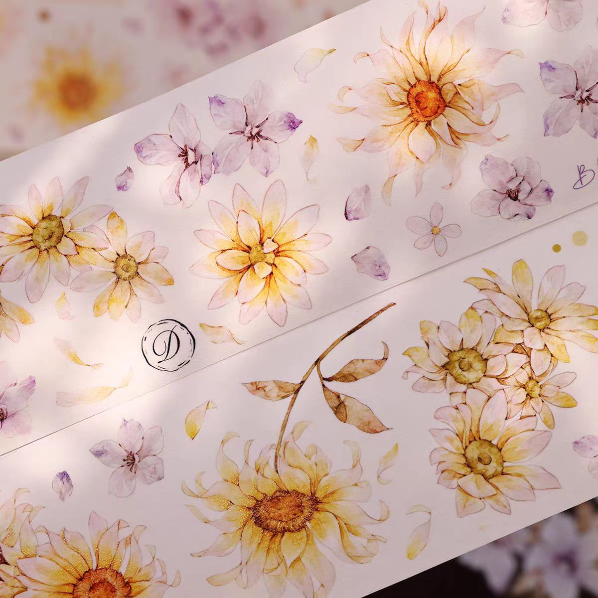 Journal tape (Flower) 6m/roll