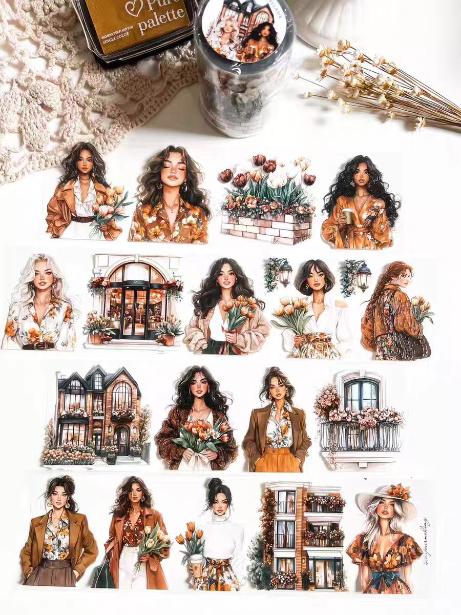 Journal tape (Girl) 7cm*10m/roll