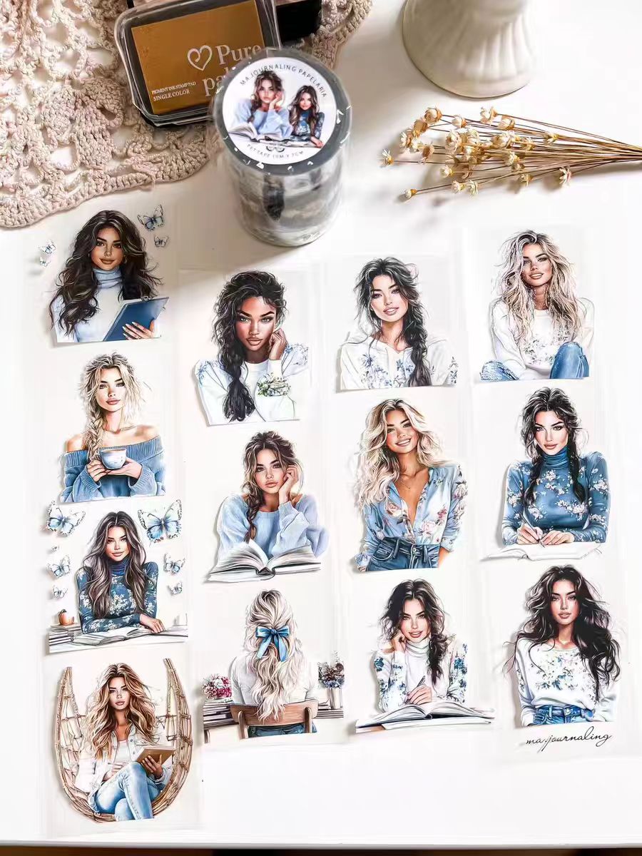 Journal tape (Girl) 7cm*10m/roll